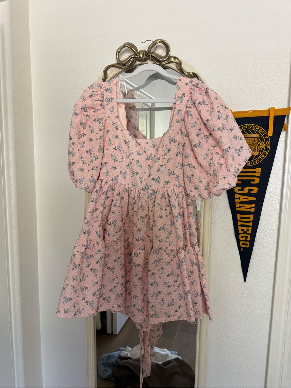 Pink Hydrangea Dress